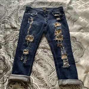 Distressed Jeans